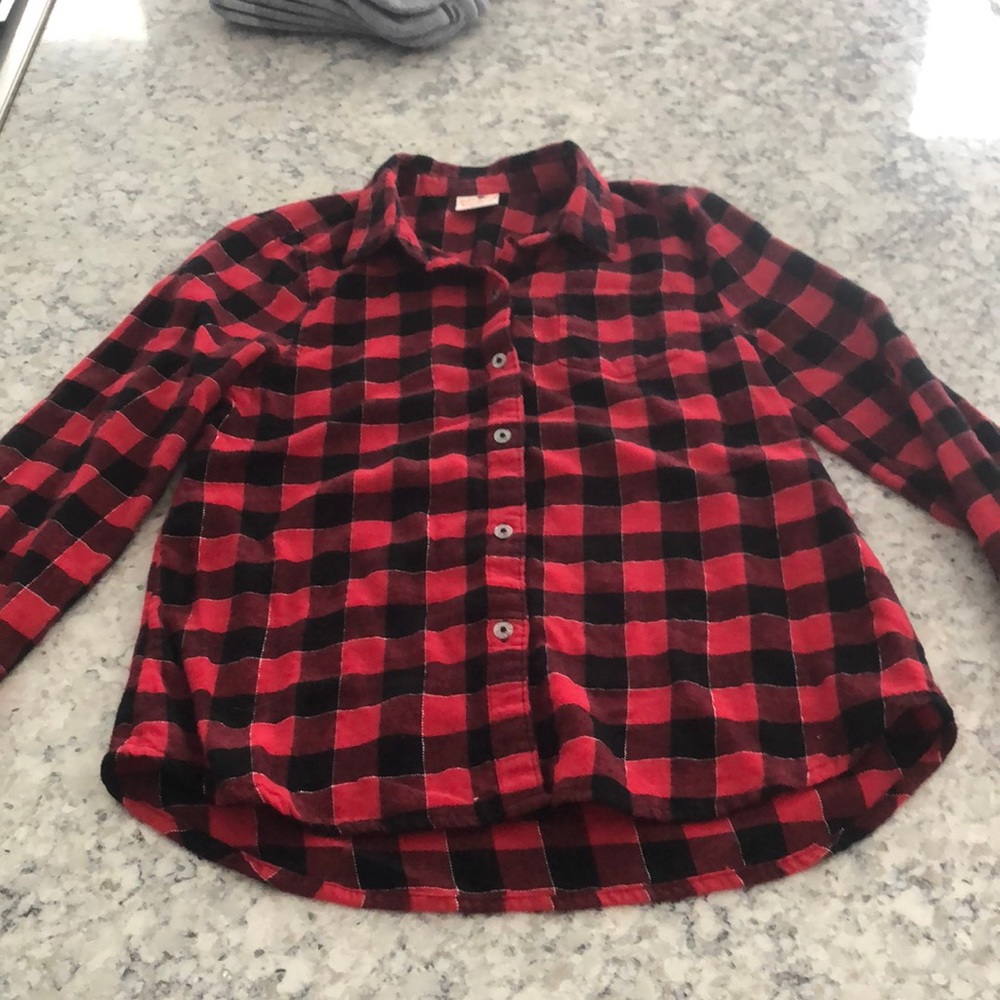 Little girls size 8 black and white sparkle silver flannel